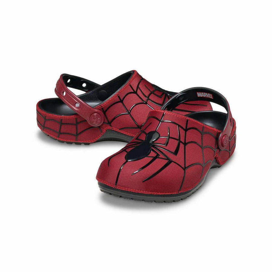 ARAKOW CRAWL™ rouge – sabots araignée style Spider-Man, photo réelle